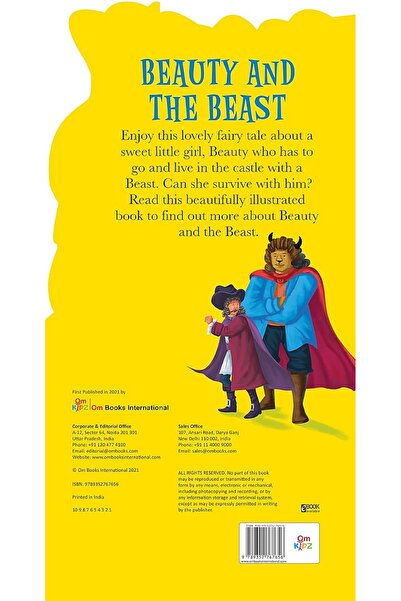Om Books International Om - Cut Out Books Beauty And The Beast -papper Back