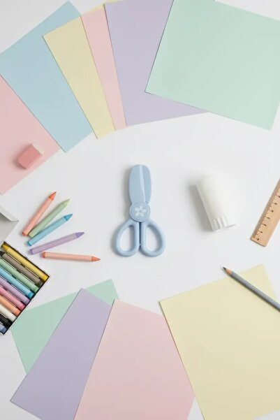 Miniso Licensed Basic Series Children's Scissors Blue – Practical Children's ...