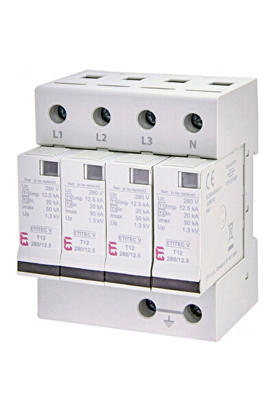 Eti Surge protection Etitec V T12 280/12.5 4+0 002442907
