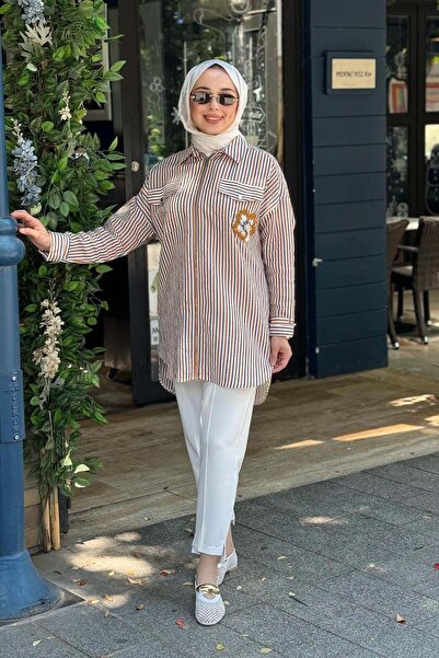 Kayra Tunic Ky-B26-81070 Cinnamon