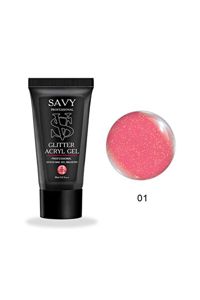 OEM Acryl Gel Shimmer, 30 ml, SavyProfessional Nr.01