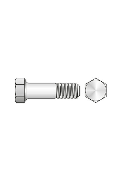 SCHAEFER Set 5 x Surub Cap Hexagonal Partial Filetat 931 Inox A4-M6 x 160