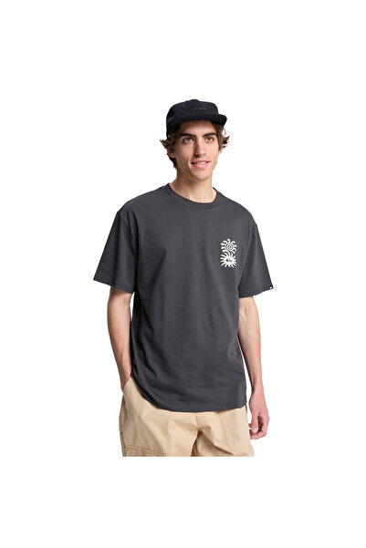 Quiksilver Evo Blossom Of Erkek Gri Outdoor T-Shirt EQYZT08264-3105