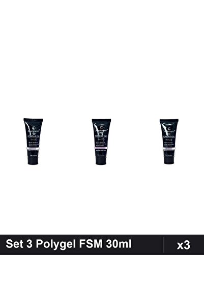 FSM Set 3 Polygel 30ml - Nr.23, Nr.22, Nr.14 - Constructie Unghii UV