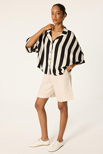 Touché Privé STRIPED OVERSIZE SHIRT