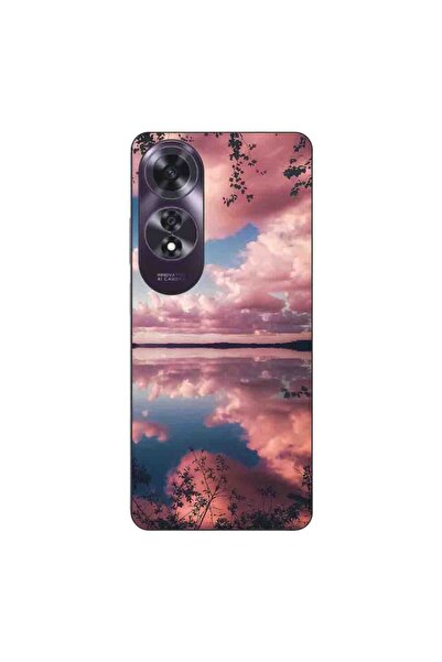 OEM Husa compatibila cu Oppo A60 4G Silicon Gel Tpu Model Pink Clouds