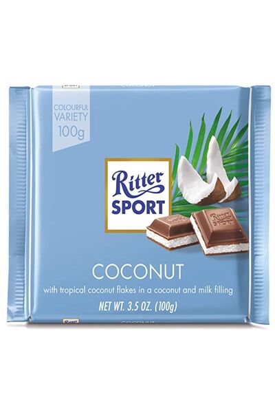Ritter Sport جوز الهند 100 جرام × 12