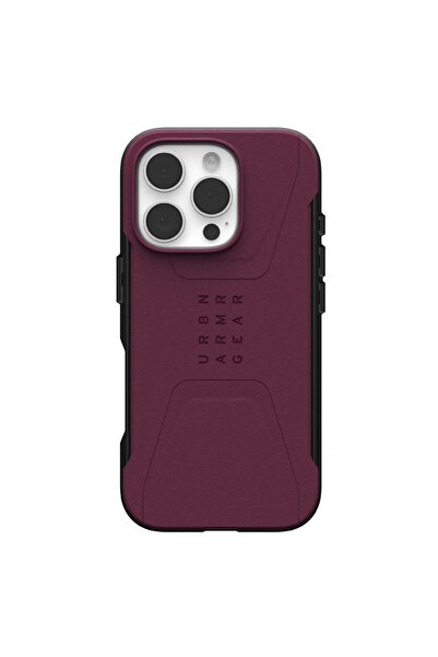 UAG Husa Civilian Magsafe iPhone 16 Pro Bordeaux