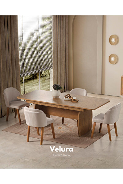 Velura Home & Living Eylül Yemek Masası (Sadece Masa) (Naturel)