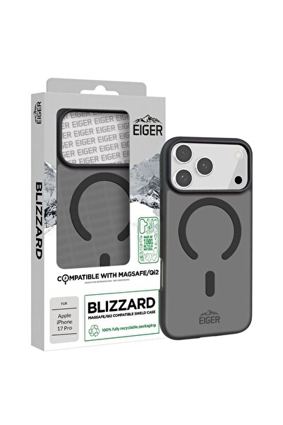 EIGER Husa Blizzard Magsafe GRS iPhone 17 Pro Negru