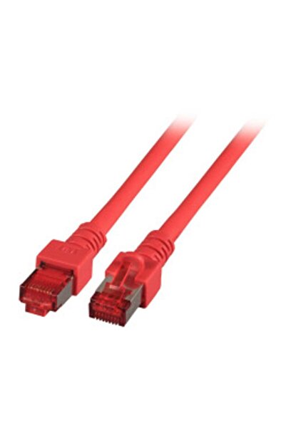 EFB Elektronik EFB Cablu patch RJ45 S/FTP Cat.6A LSZH 0.15m roșu