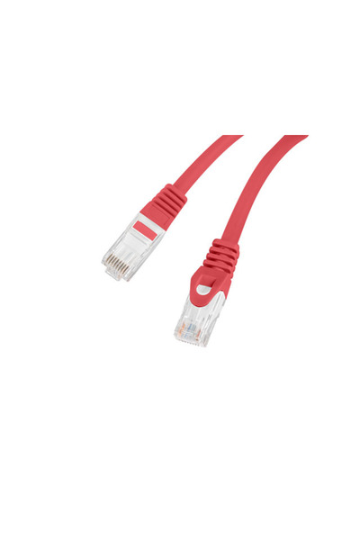 Lanberg PATCHCORD KAT.6 UTP LSZH CU 0.25M CZERWONY FLUKE PASSED