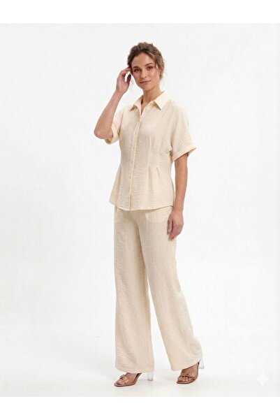 Volans Moda 9438 Pera Linen Pants