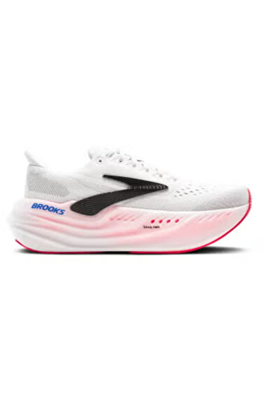 Premium Brooks Glycerin Max Running Shoes White Pink | Max