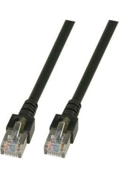 EFB Cablu patch RJ45 SF/UTP Cat.5e PVC CCA 7.50m negru