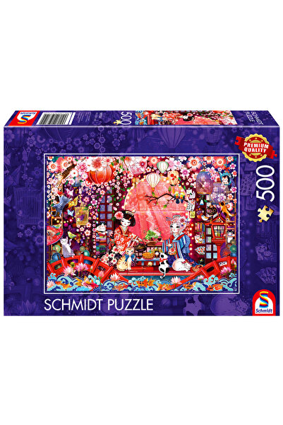 Schmidt Spiele Puzzle PQ 500 Ceremonia japoneză a ceaiului G3