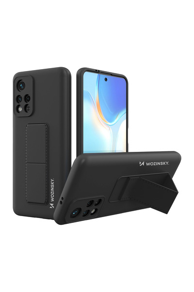 WOZINSKY Husă din silicon cu suport pentru Xiaomi Redmi Note 11S / Note 11, n...