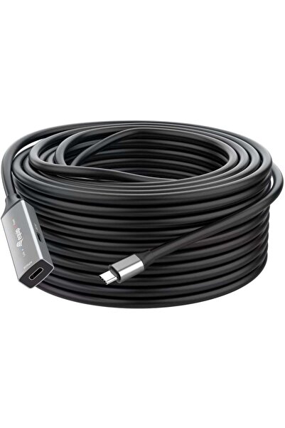 EQUIP Cablu USB-C3.2->C Gen1 Akt.Erweit.St/Bu 5.00m negru