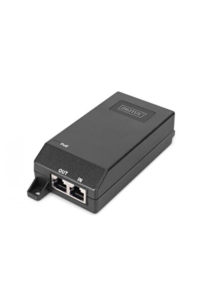 Digitus Zasilacz/Adapter PoE+ 802.3at aktywny max. 55V 30W 10/100/1000Mbps tr...