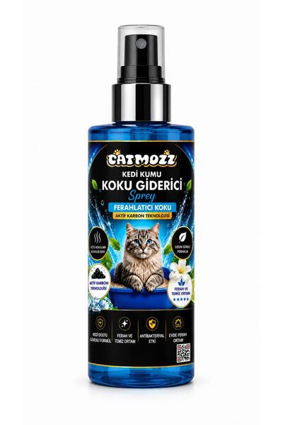 CatMozz Aktif Karbonlu Kedi Kumu Koku Giderici Sprey 200 ml