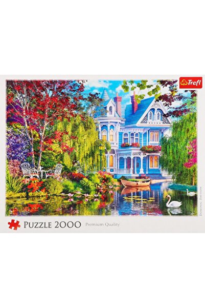 Trefl PUZZLE 2000 Dom lângă lac 27129