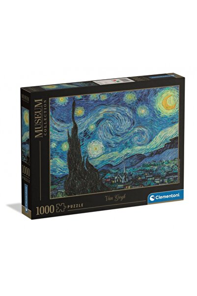 CLEMENTONI Puzzle 1000 Muzeul Van Gogh, Noaptea înstelată