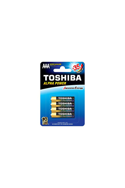 Toshiba Bateria alkaliczna LR03 / AAA 1,5V ALPHA POWER /4szt./