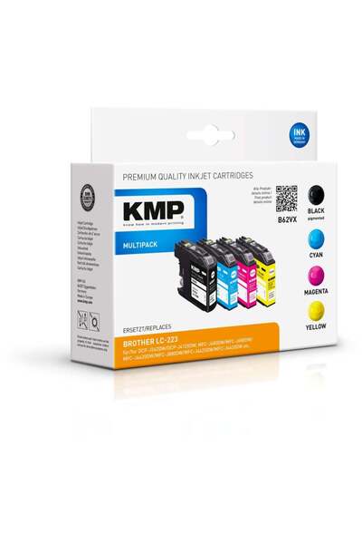 KMP Patrone Brother LC-223 VAL Multip. 4x550 S. B62VX