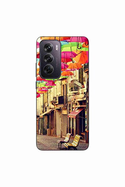 OEM Husa compatibila cu Oppo Reno12 Pro Silicon Gel Tpu Model Strada Umbrele ...