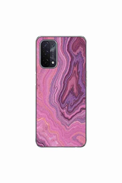 OEM Husa compatibila cu Oppo A54 5G, A74 5G Silicon Gel Tpu Model Pink Quartz...