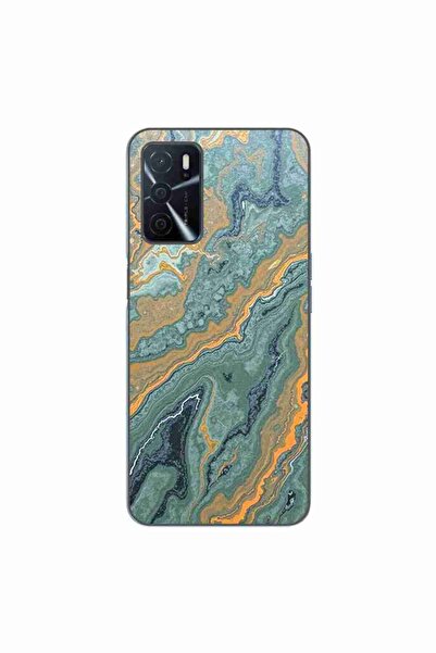 OEM Husa compatibila cu Oppo A16 Silicon Gel Tpu Model Forest Flame Marble