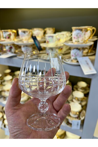 Vakıf home Ayaklı Kesme El İşi Kahve Yanı Su Bardağı 250 ml Bulaşık Makinesin...