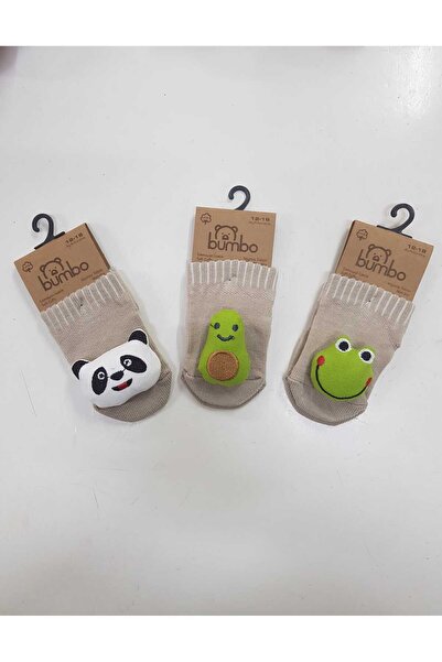 Baby by Bumbo 3-Pack of Non-Slip Baby Socks with Accessories