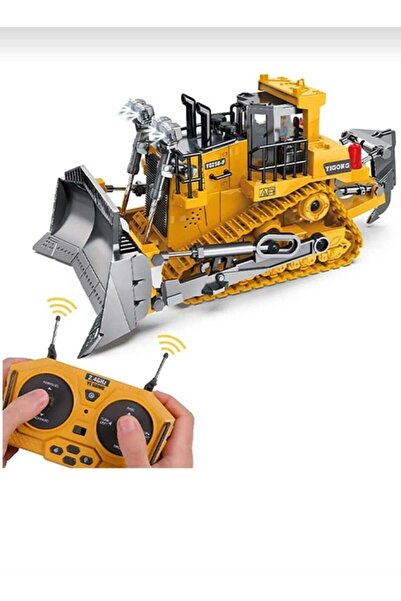 Aksoy Toys Uzaktan Kumandalı 9 Kanallı Metal Gövdeli Buldozer