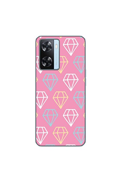 OEM Husa compatibila cu Oppo A57s Silicon Gel Tpu Model Diamond Pattern Doodles