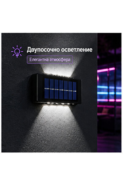 OEM КОМПЛЕКТ 8 ДВУПОСОЧНИ ЛАМПИ, 15 СМ, 10 LED СВЕТЕЛИ (BG-V08)