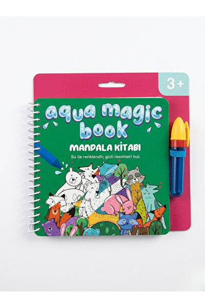 The Monarch Co Aqua Magic Book Sihirli Su Boyama Kitabı - Mandala, Leke Yapma...