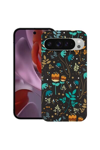 bestcase ¬Æ Husa pentru Google Pixel 9 Pro XL, Spring Flowers, Slim Silicon 0...