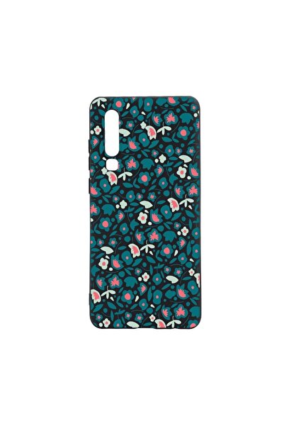 bestcase Husa Huawei P30, Flowers, rezistenta la uzura, anti-alunecare, din s...