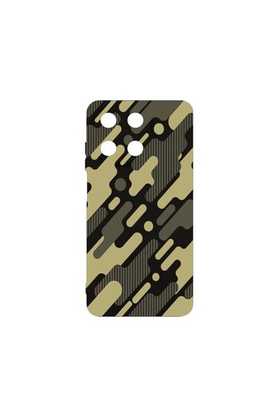 bestcase Husa BestCase® Silicon Premium, Compatibilă cu Realme 11 4G, Camufla...