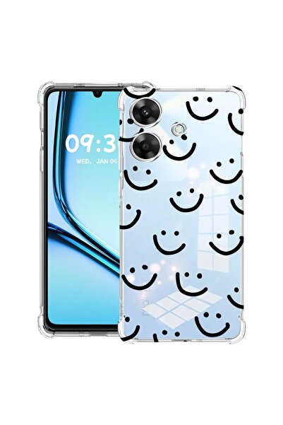 bestcase ¬Æ Husa Anti Shock pentru Realme Note 60 / Note 60X cu Design Smiley...