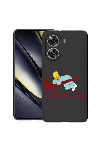 bestcase ¬Æ Husa Slim Silicon pentru Poco X7 Pro, Just Do It Later Homer Simp...