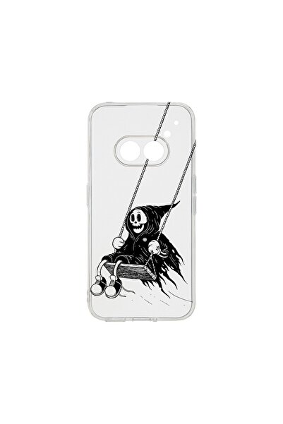 bestcase ¬Æ Husa Clear Silicon 2MM, Compatibila Cu Nothing Phone 2a, Death Sw...