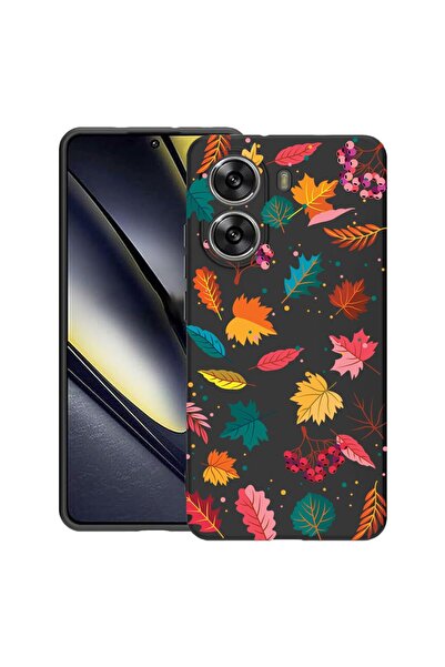 bestcase Калъф за Poco X7 Pro 5G, Есенни цветове - Листа, Тънък силиконов 0.8...