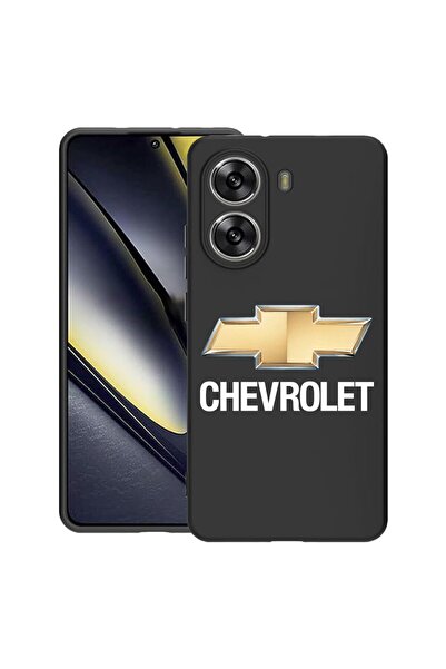 bestcase Калъф за Poco X7 Pro 5G, Шевролет, Тънък силиконов 0.8ММ, Противоуда...