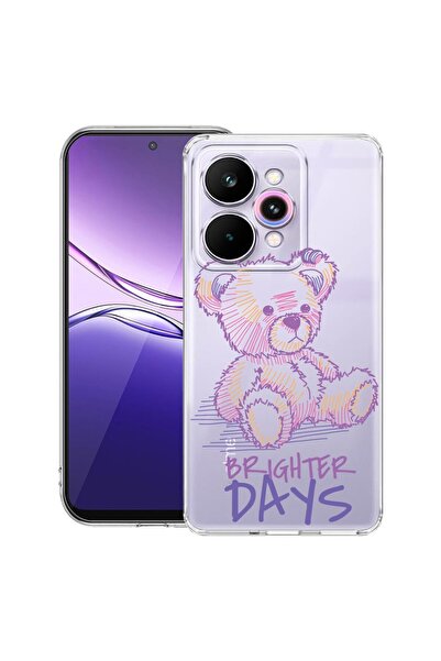 bestcase ¬Æ Husa Clear Slim Silicon Compatibila cu Realme 15 / 15 Pro, Teddy ...