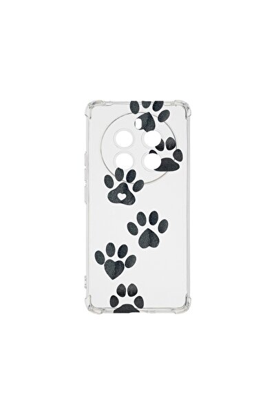 bestcase Αντικραδασμική Θήκη 1.5MM, Συμβατή με Realme 12 Pro, Σχέδιο Πατούσας...