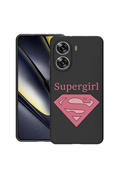bestcase Калъф за Poco X7 Pro 5G, Супергърл, Тънък силиконов 0.8ММ, Удароусто...