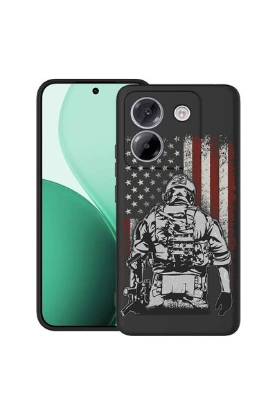 bestcase Θήκη TPU Υπέρλεπτη Συμβατή με Poco M7 Pro 5G, με σχέδιο Αμερικανού Σ...