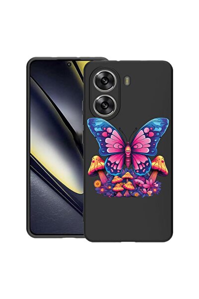 bestcase Husă pentru Poco X7 Pro 5G, Culori de vis - Fluture, Silicon subțire...